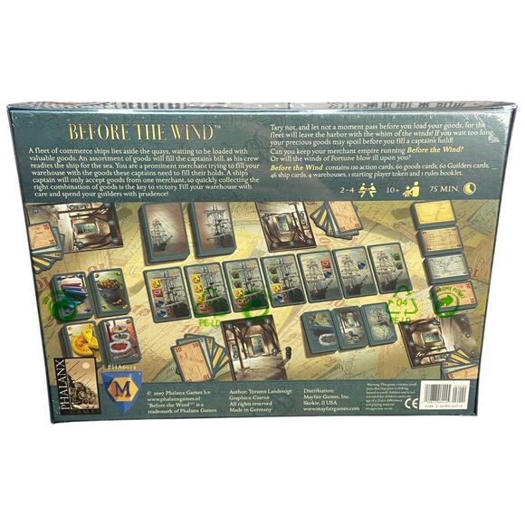 SEALED Before The Wind Card Strategy Game Phalanx Games 2007 NEW Made in Germany - Picture 6 of 16